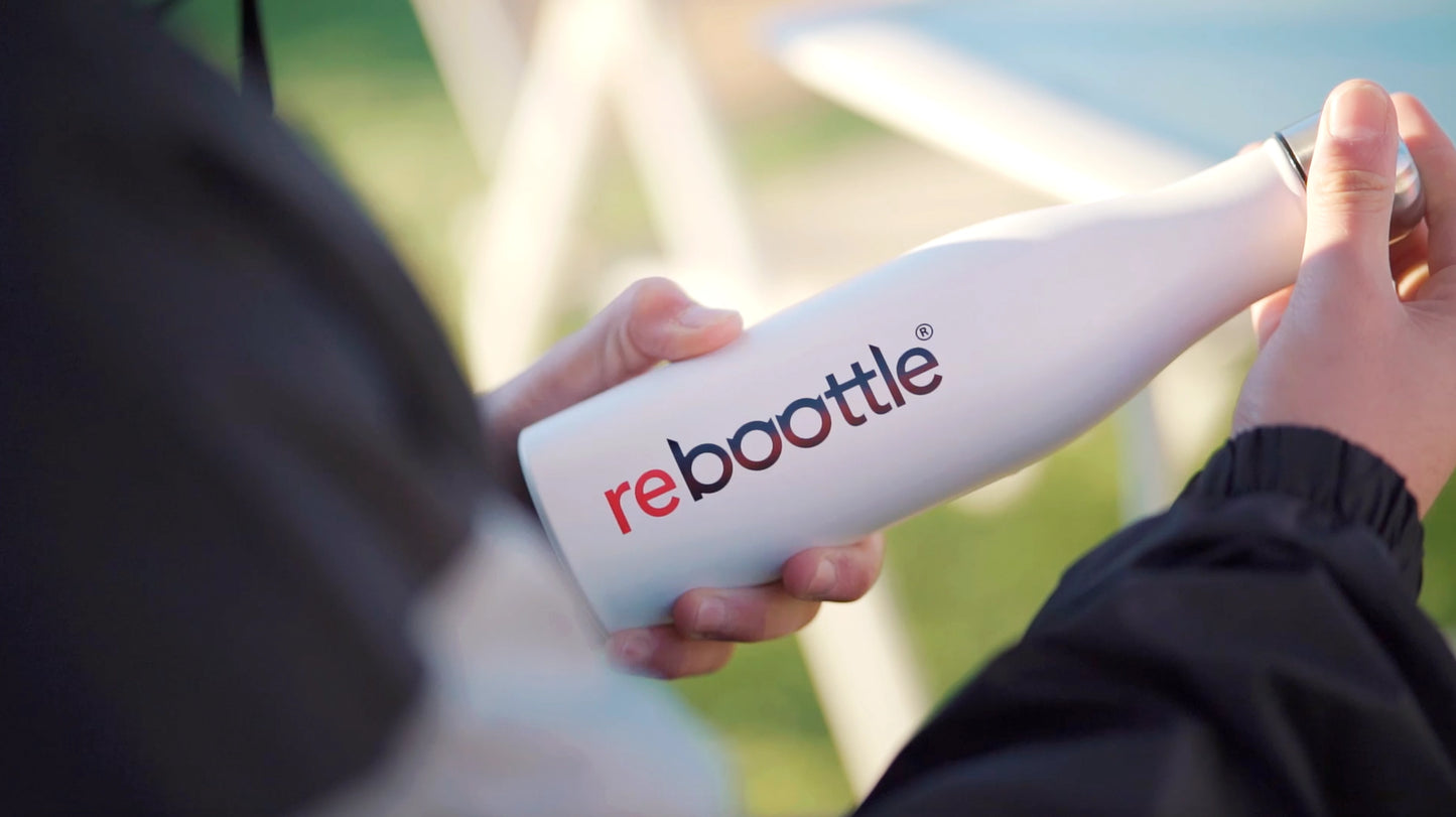 Stainless Steel Drinking Reboottle Thermo White, Hot & Cold