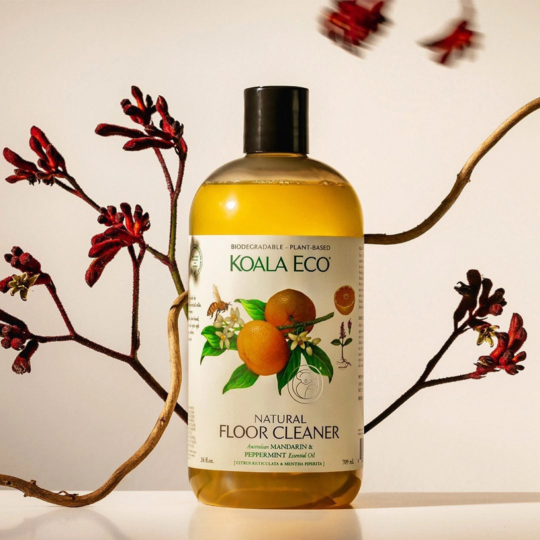 Natural Floor Cleaner Mandarin & Peppermint, 24 oz