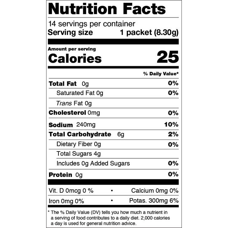 Hydrating Electrolyte Mix - Orange
