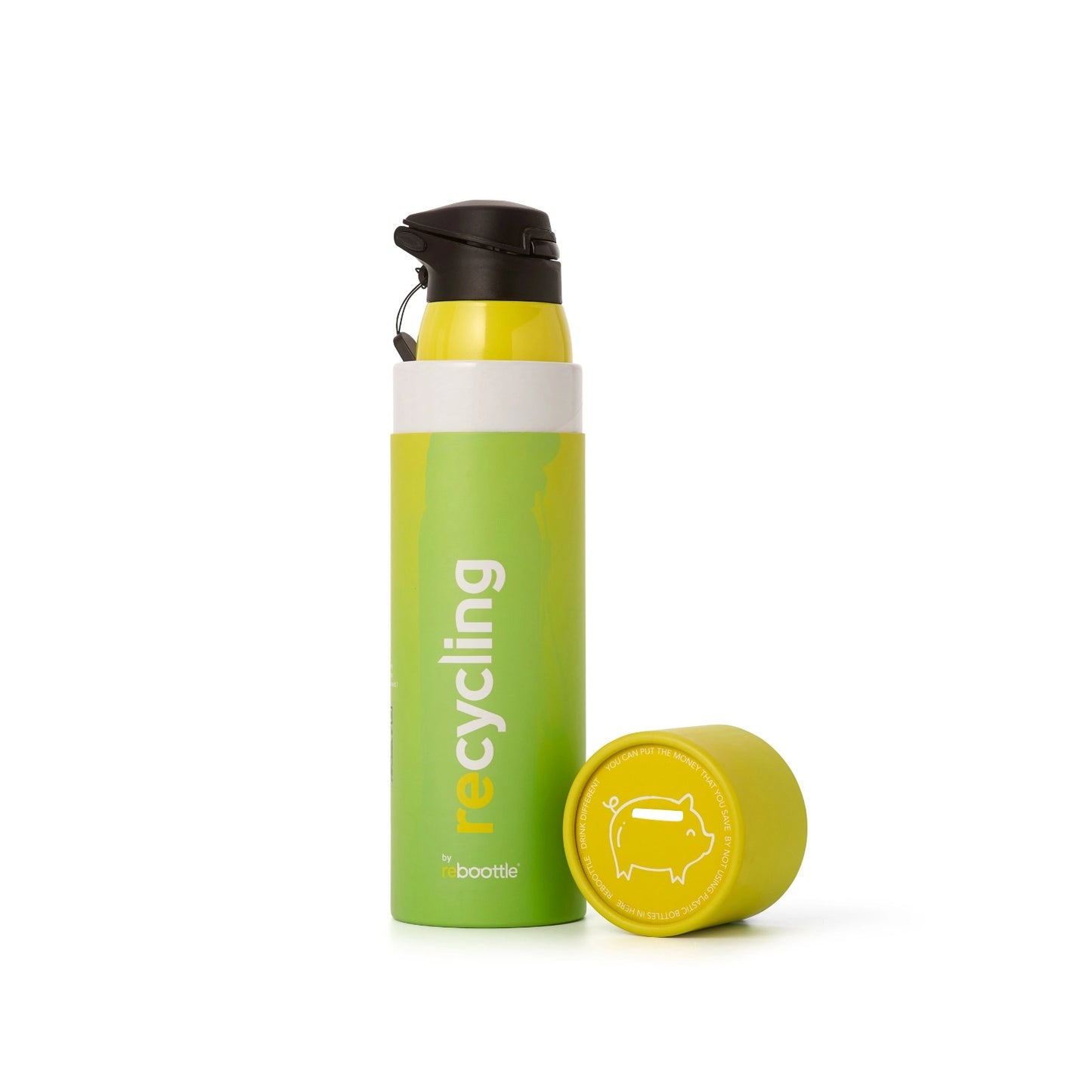 Reboottle Thermo Recycling Neon Green & Yellow