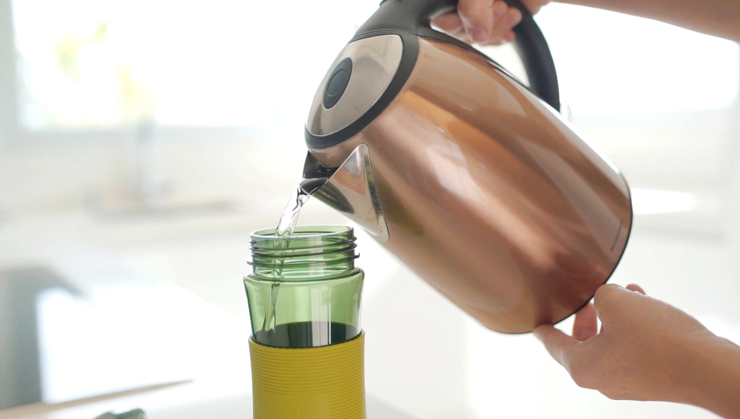 Drinking Tea Bottle Beige