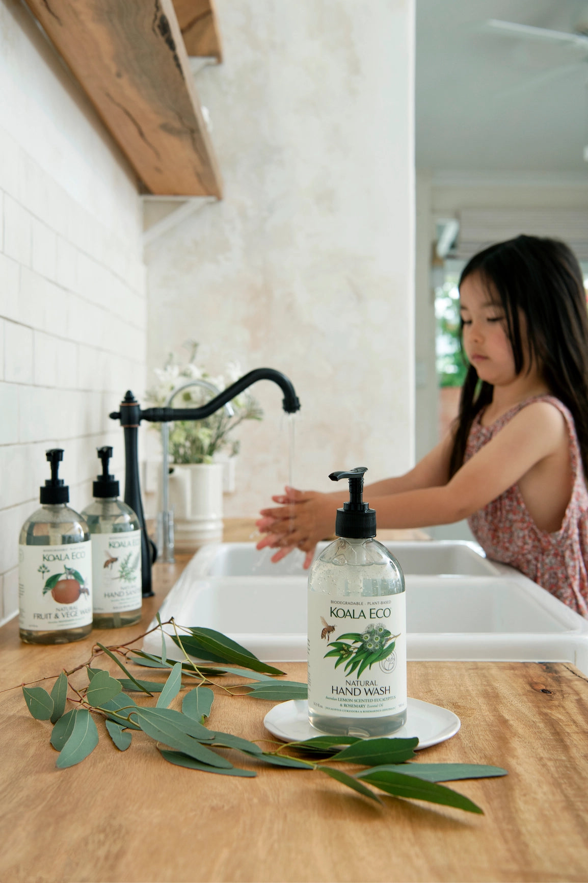 Natural Hand Wash Lemon Scented Eucalyptus & Rosemary 24 oz