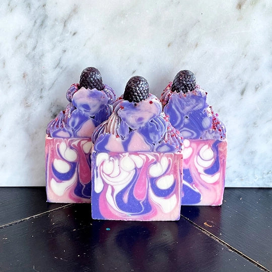 Berries and Cream Soap Bar - Artisan Soap - Handmade Soap
