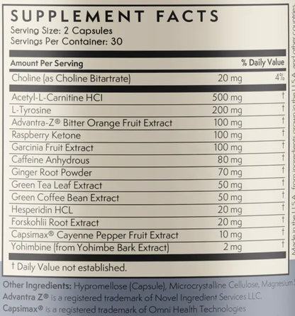 Healthy Fat Burner – 60 Capsules