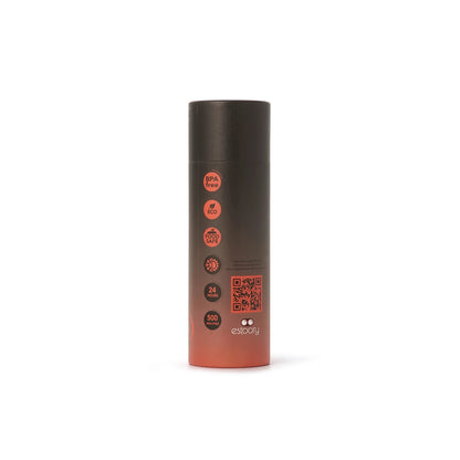 Reboottle Thermo Recycling Black & Luscious Red