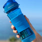 Drinking Tea Bottle Blue
