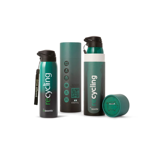 Reboottle Thermo Recycling Green Green & Black