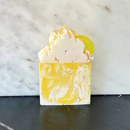 Lemon Poppyseed Soap Bar - Artisan Soap - Handmade Soap